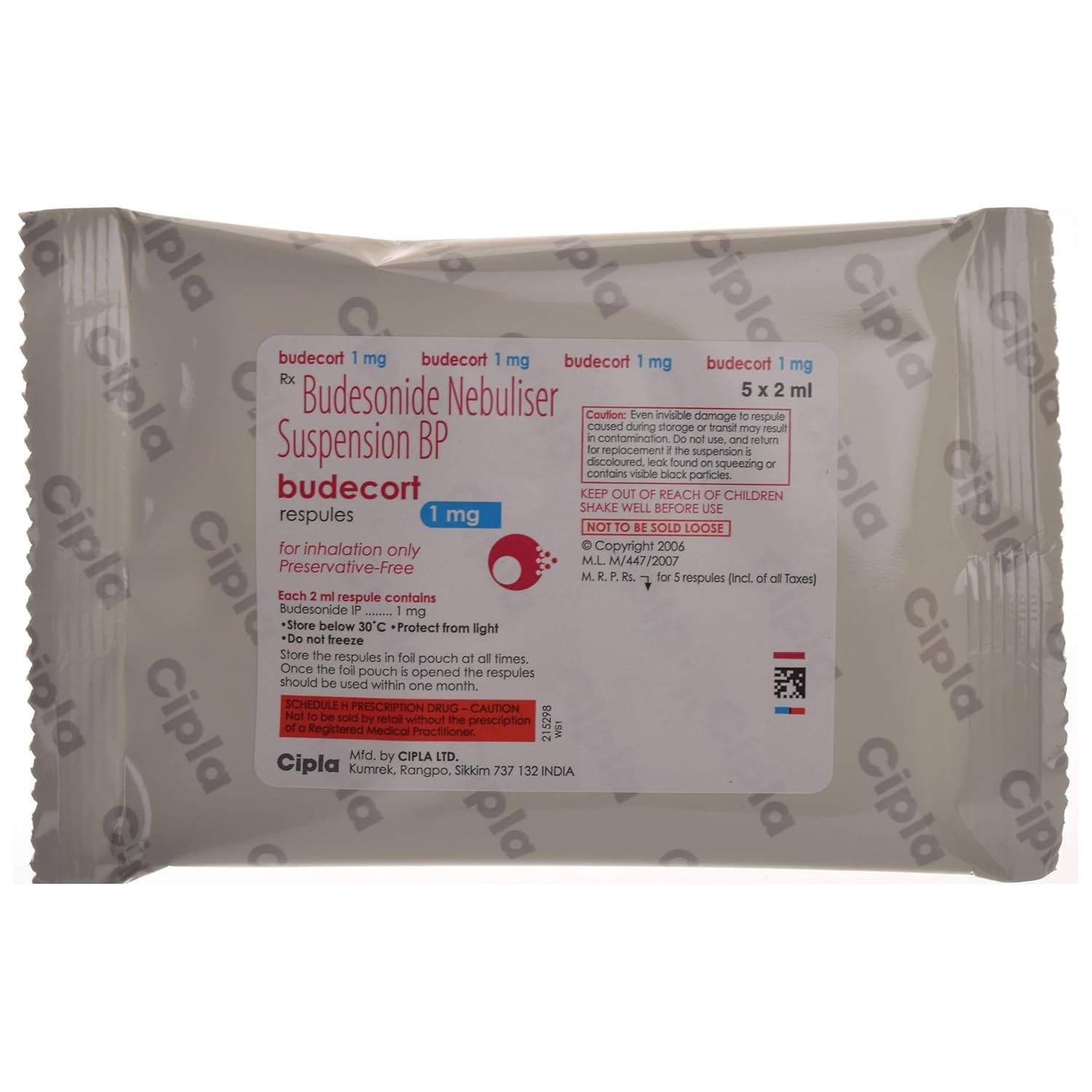Budecort Respules 1mg