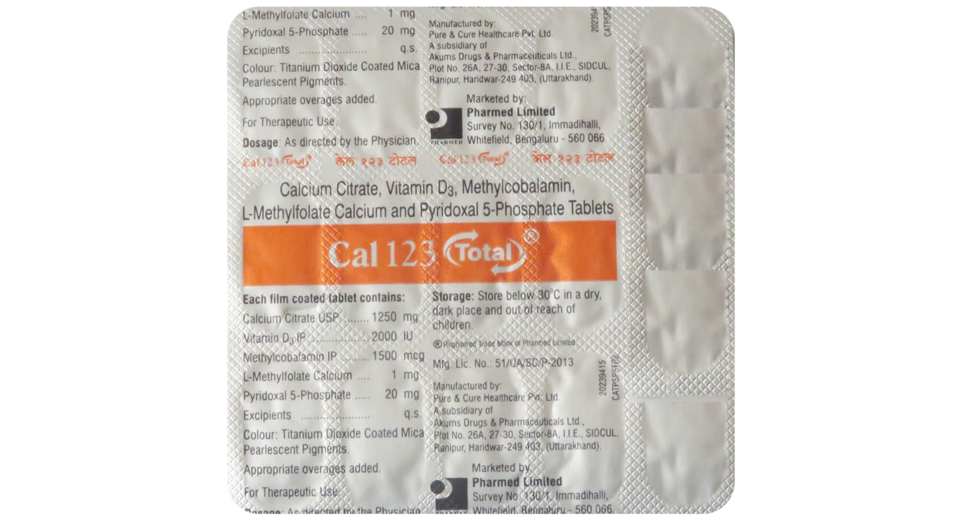 Cal 123 Total Tablet - Image 3