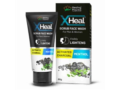Healing Pharma Xheal Activated Charcoal Scrub Face Wash