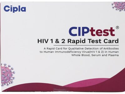 Ciptest HIV 1 & 2 Rapid Test Card