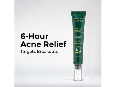 Conscious Chemist Rapid Relief Acne Spot Corrector Gel tube - 6 hour acne relief