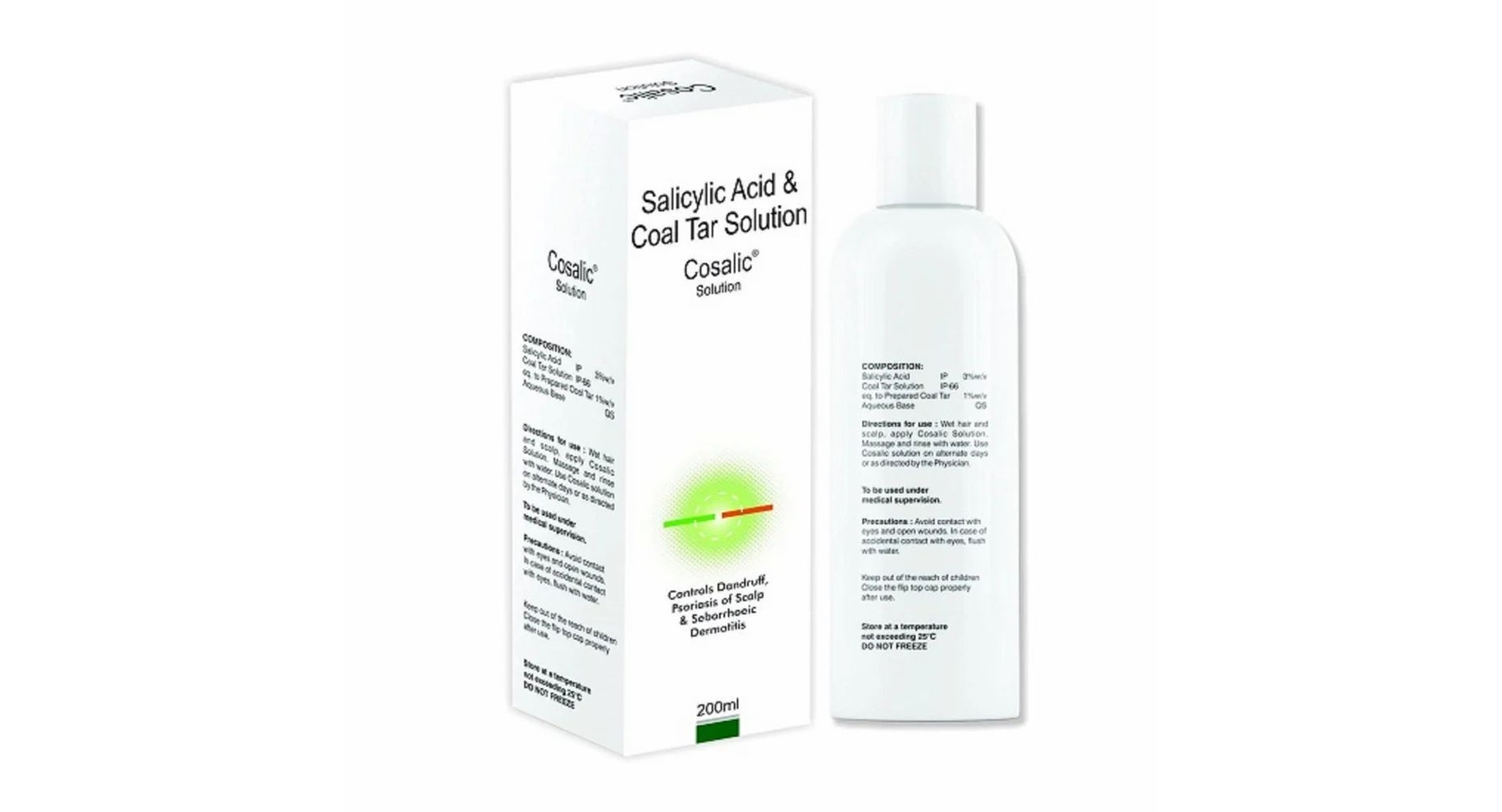 Cosalic Solution With Coal Tar & Salicylic Acid - Image 2