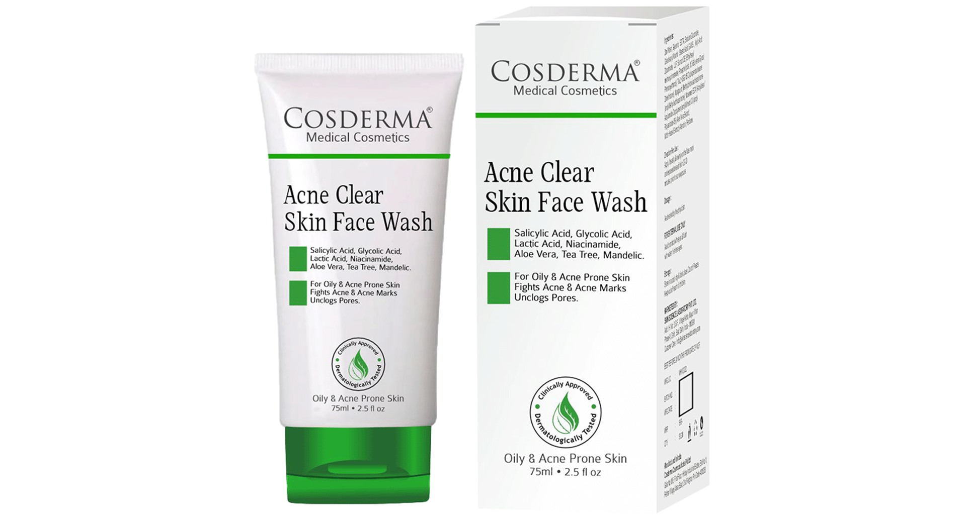 Cosderma Acne Clear Skin Face Wash