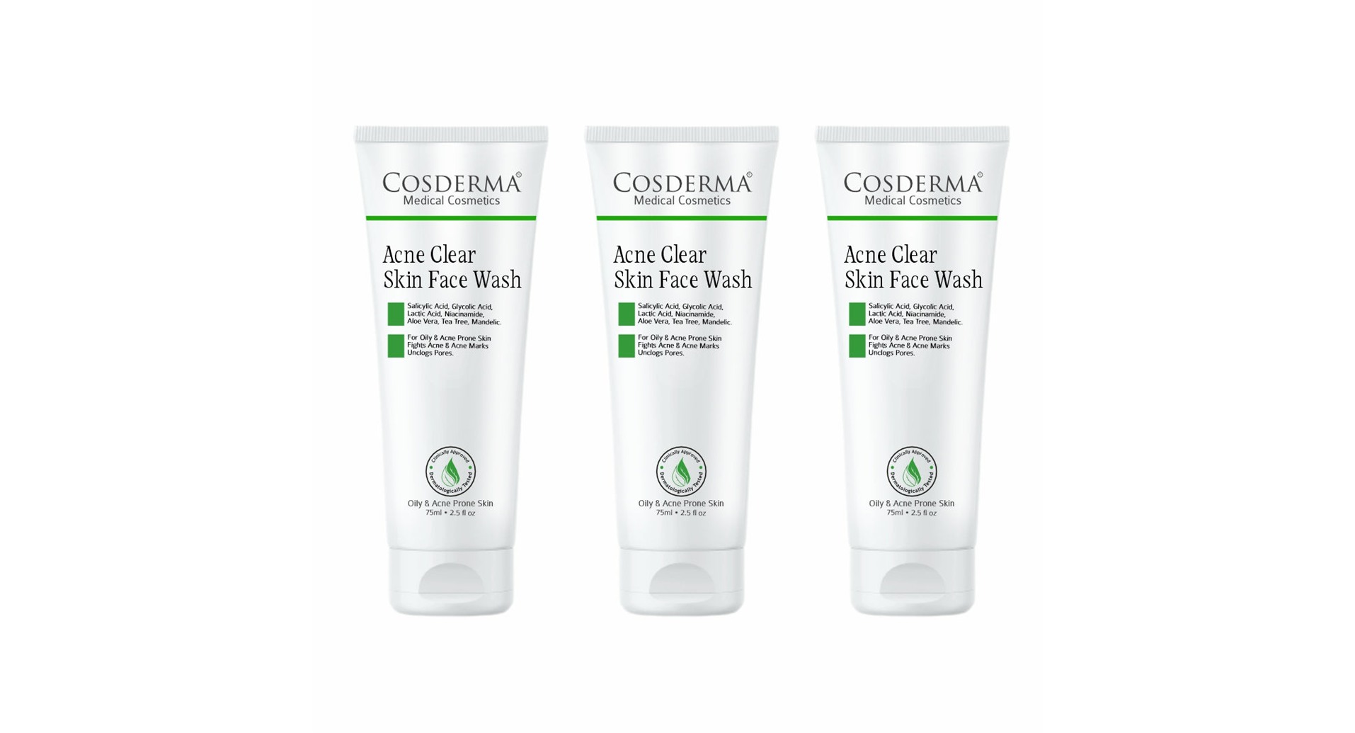 Cosderma Acne Clear Skin Face Wash - Image 2