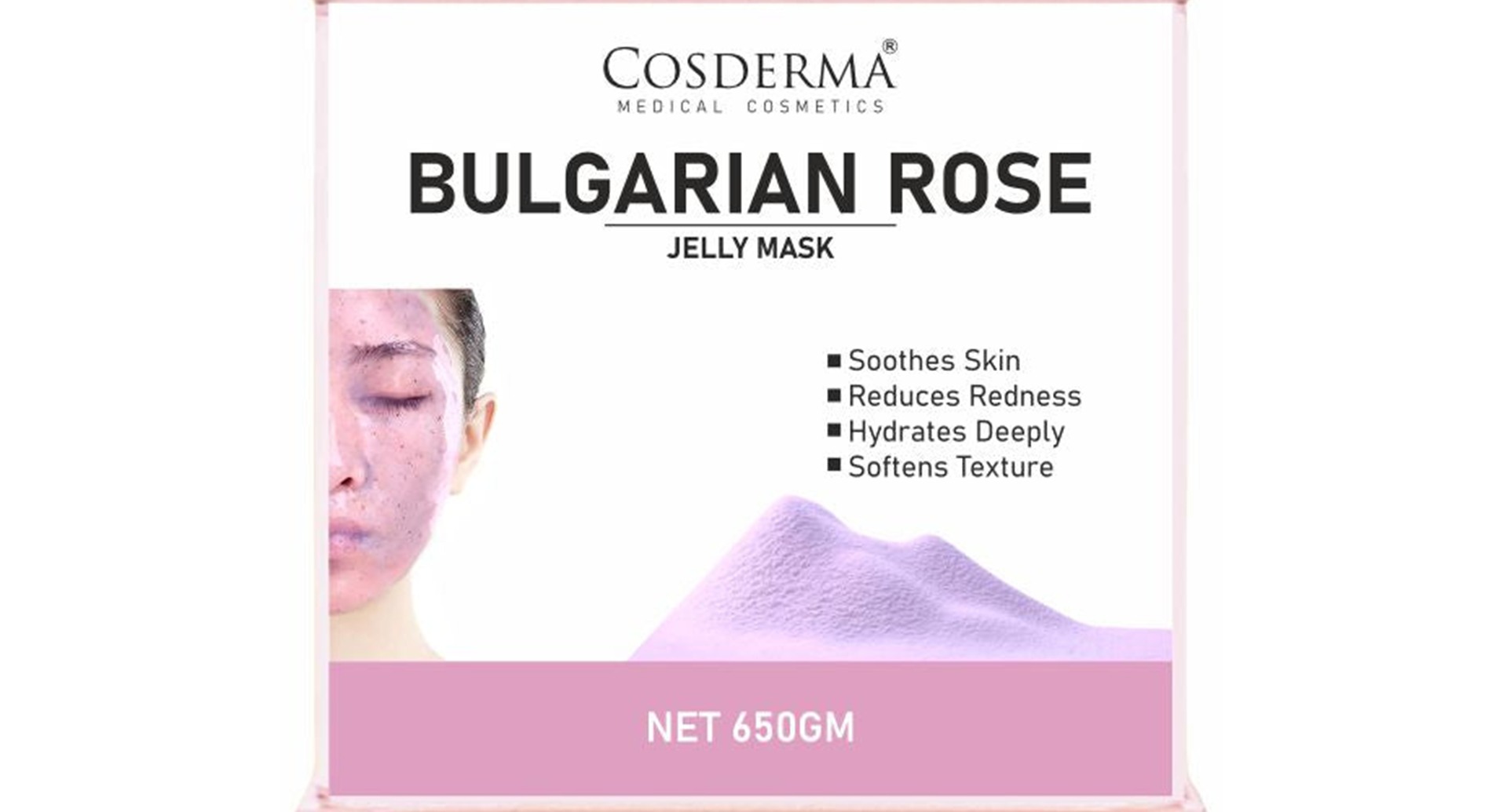 Cosderma Bulgarian Rose Jelly Mask - Image 3