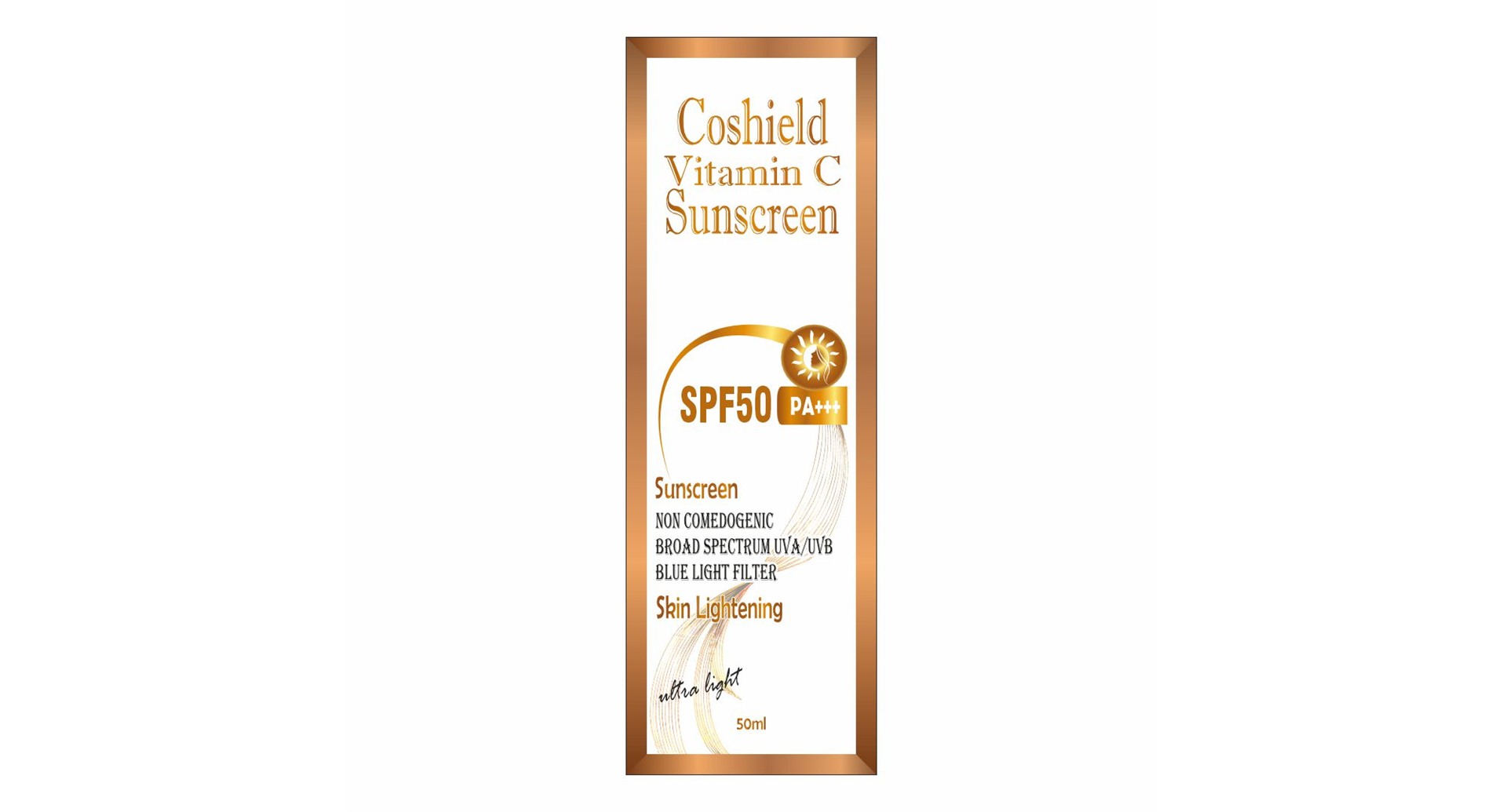 Cosderma Coshield Vitamin C Ultra Light Sunscreen Lotion SPF 50 PA+++ - Image 2
