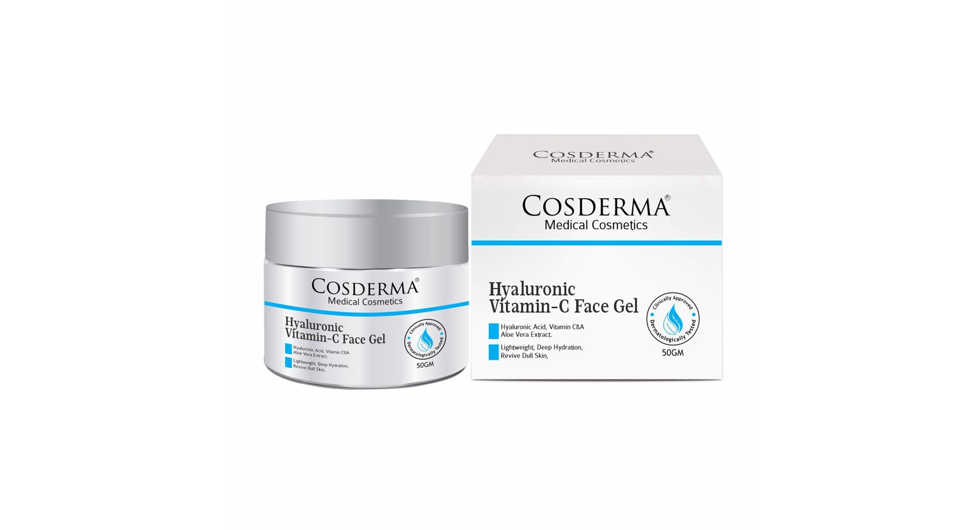 Cosderma Hyaluronic Vitamin-C Face Gel