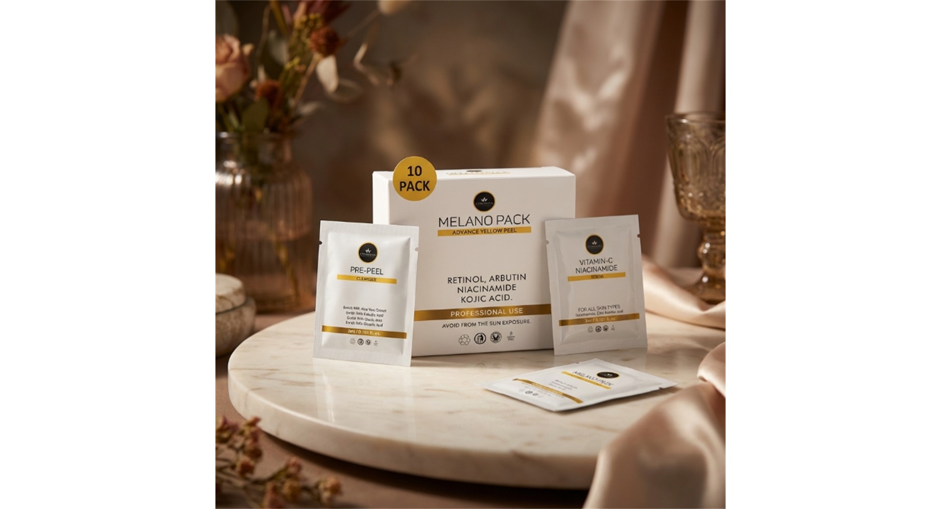 Cosderma Melano Pack Advance Yellow Peel lifestyle photo
