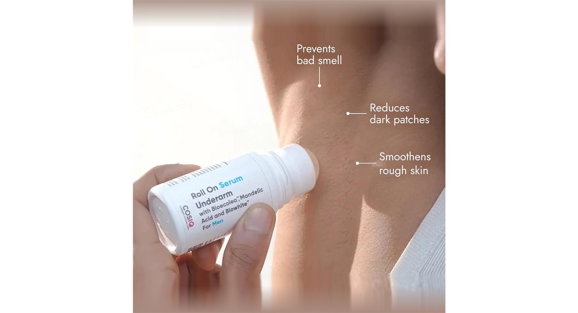 CosiQ Underarm Roll-On Serum For Men - Image 3