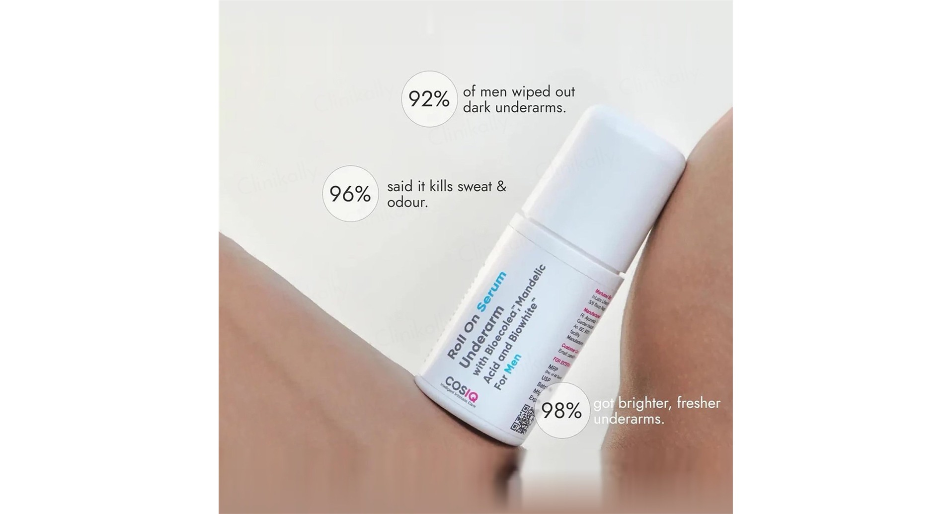 CosiQ Underarm Roll-On Serum For Men - Image 4