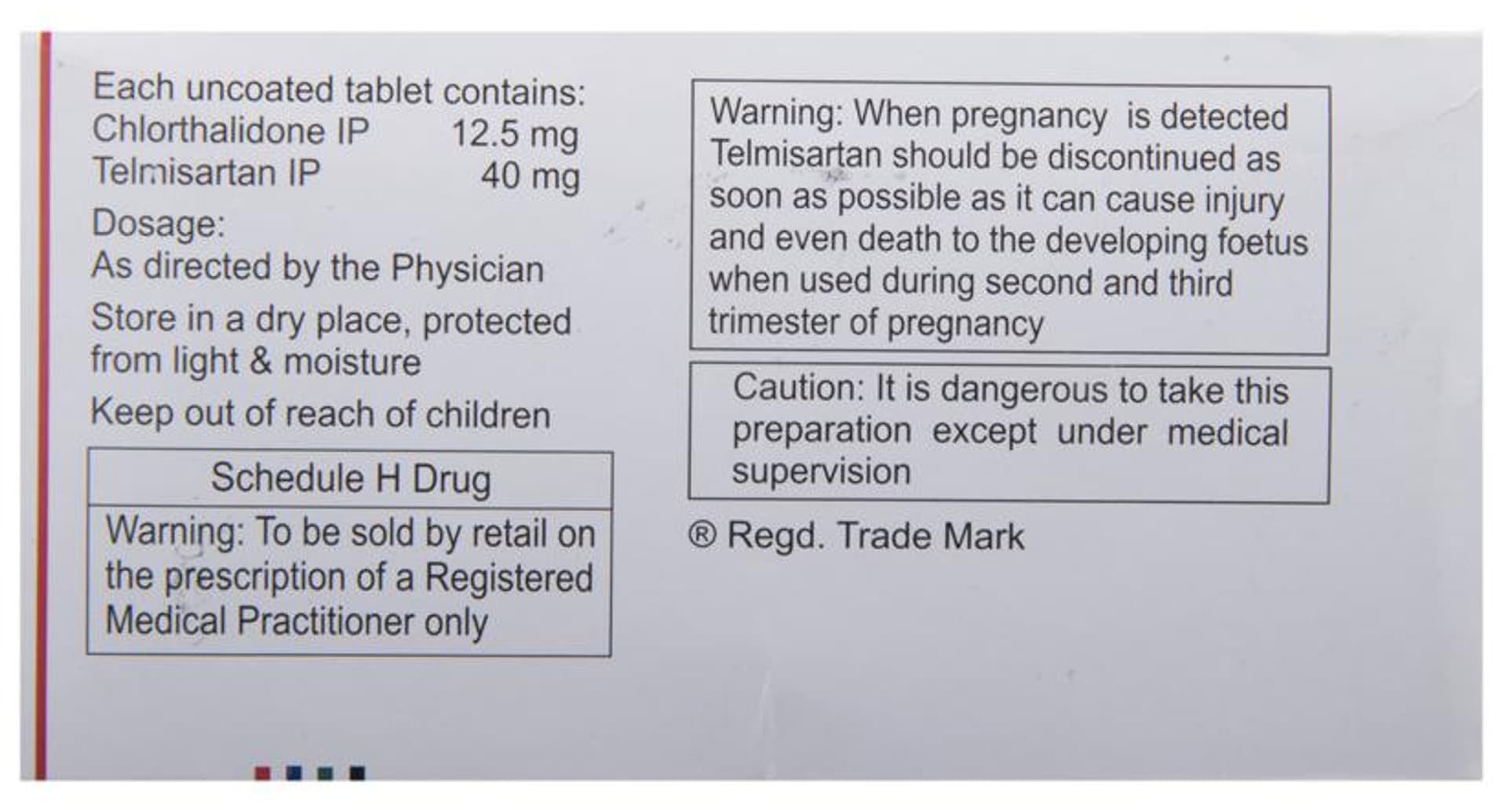 CTD-T 12.5/40 Tablet - Image 3