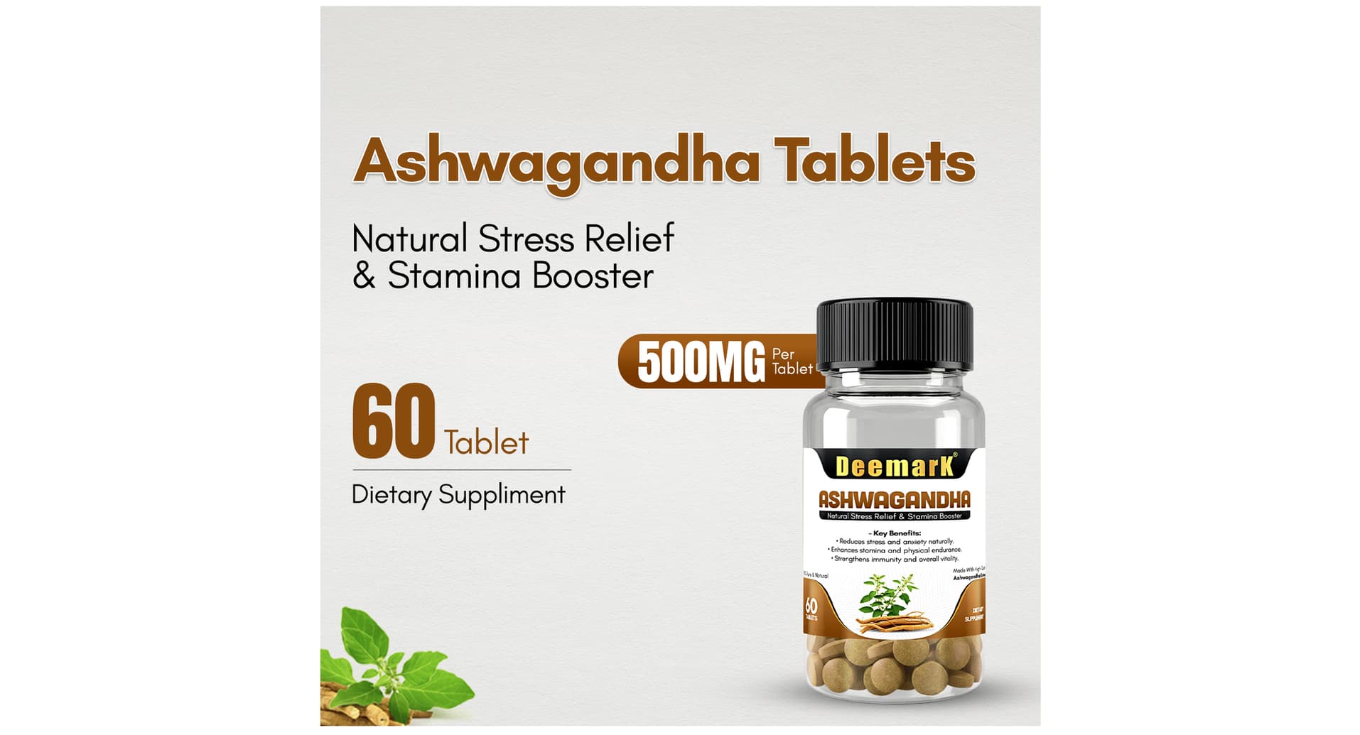 Deemark Ashwagandha Tablet - Image 5