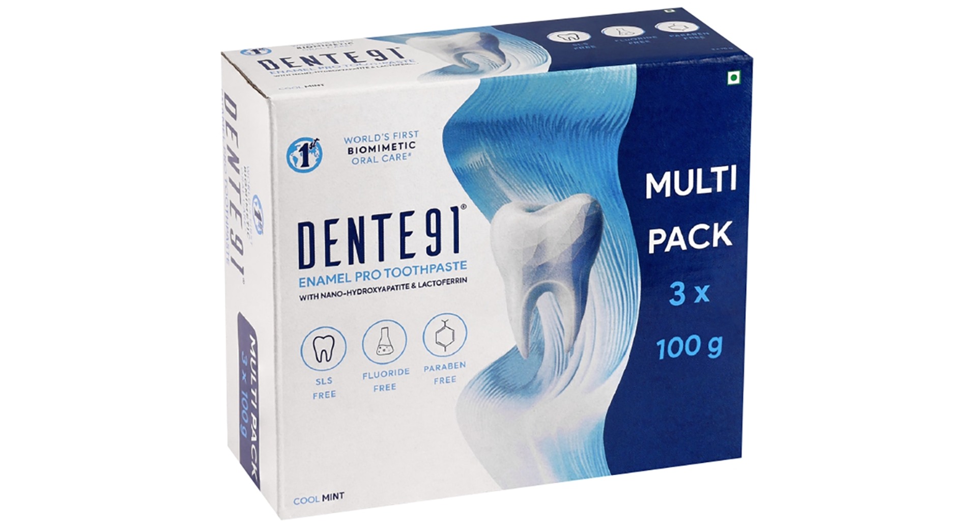 Dente 91 Enamel Pro Cool Mint Toothpaste - Image 3