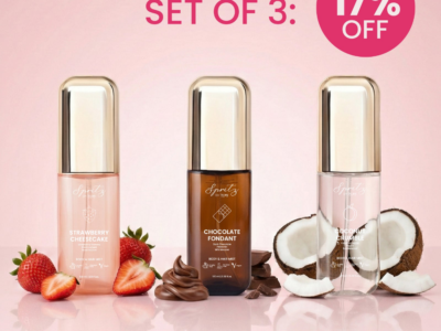 Typsy Beauty Dessert Trio Body and Hair Mist