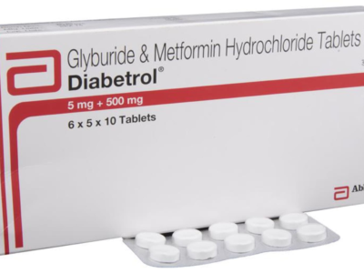 Diabetrol Tablet - Glibenclamide 5mg and Metformin 500mg by Abbott