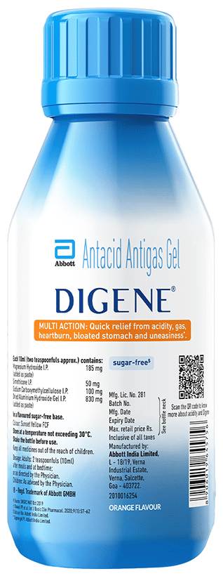 Digene Antacid Antigas Gel Orange - Image 2