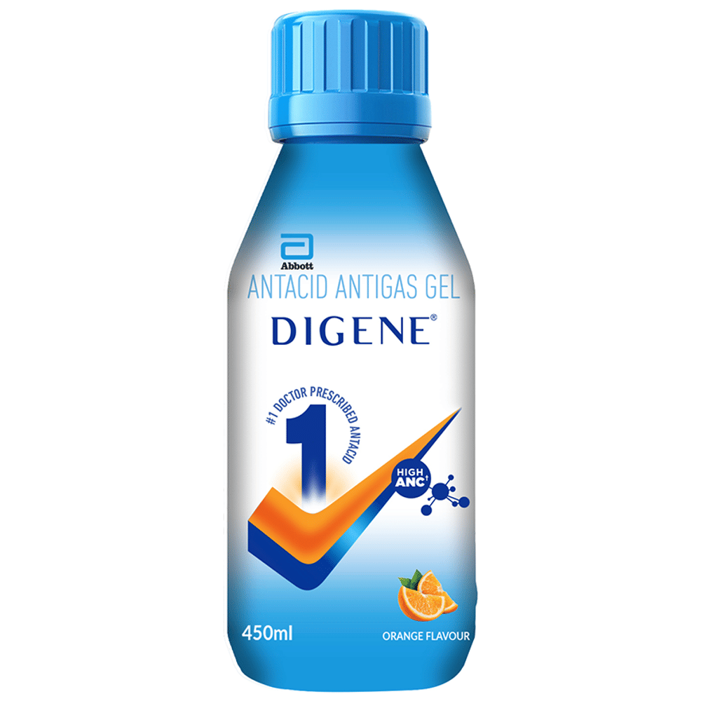 Digene Antacid Antigas Gel Orange 450ml
