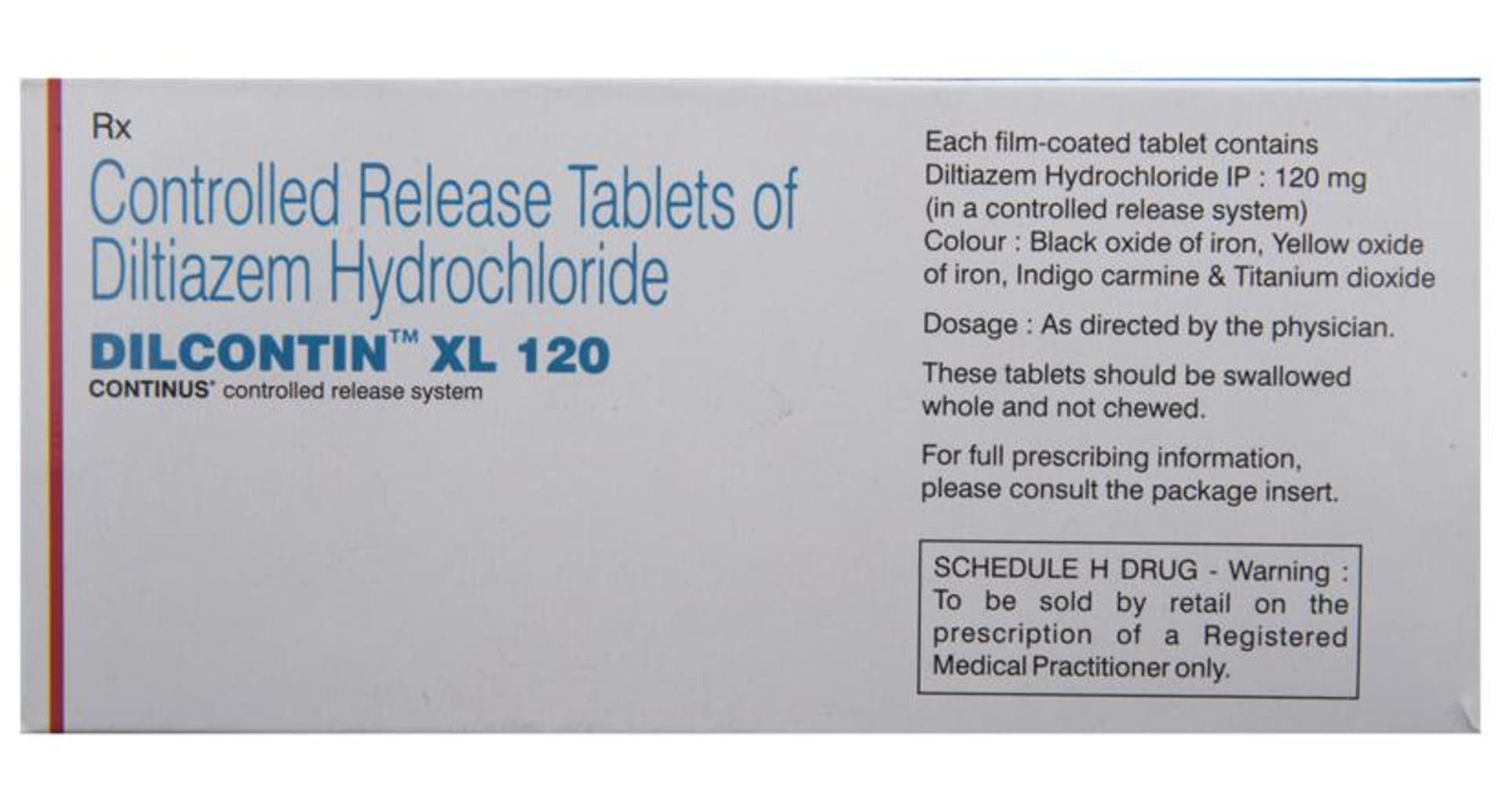 Dilcontin XL 120 Tablet - Image 3