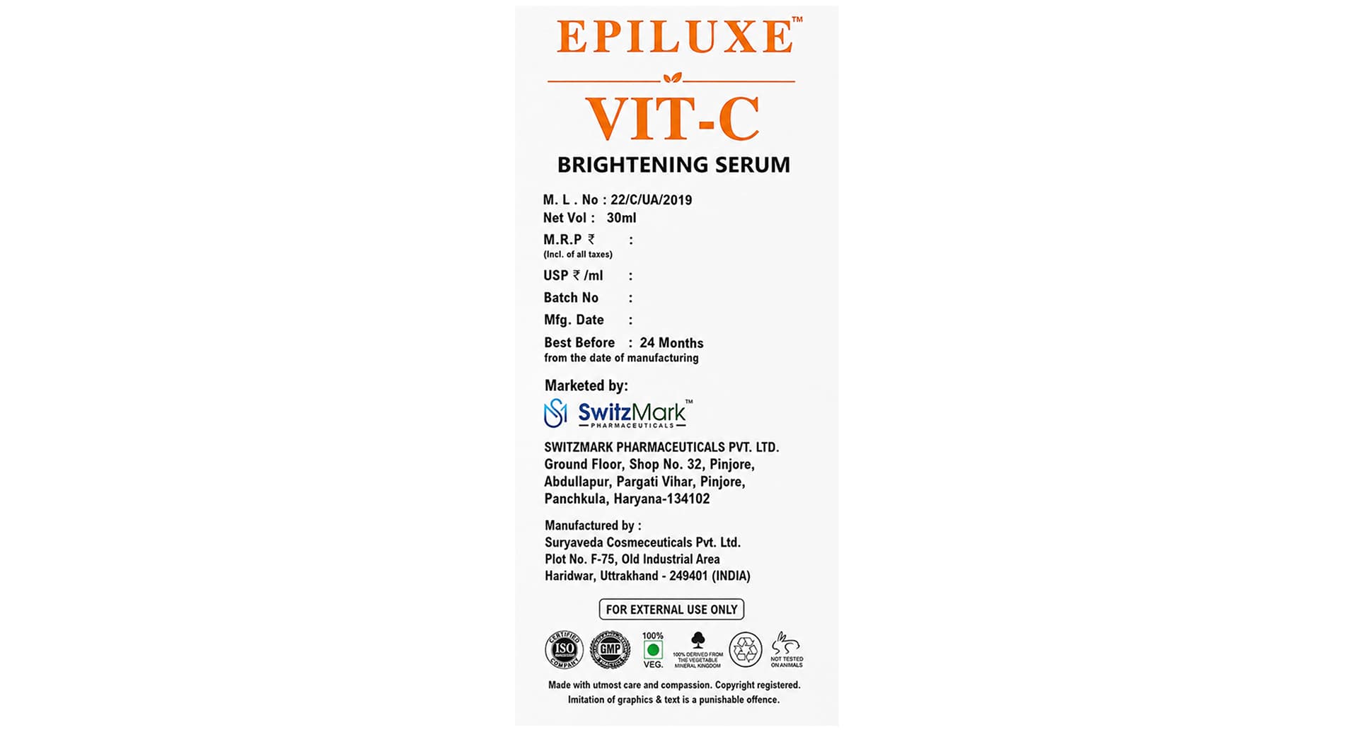 Epiluxe Vitamin C 20% Face Serum - Image 4