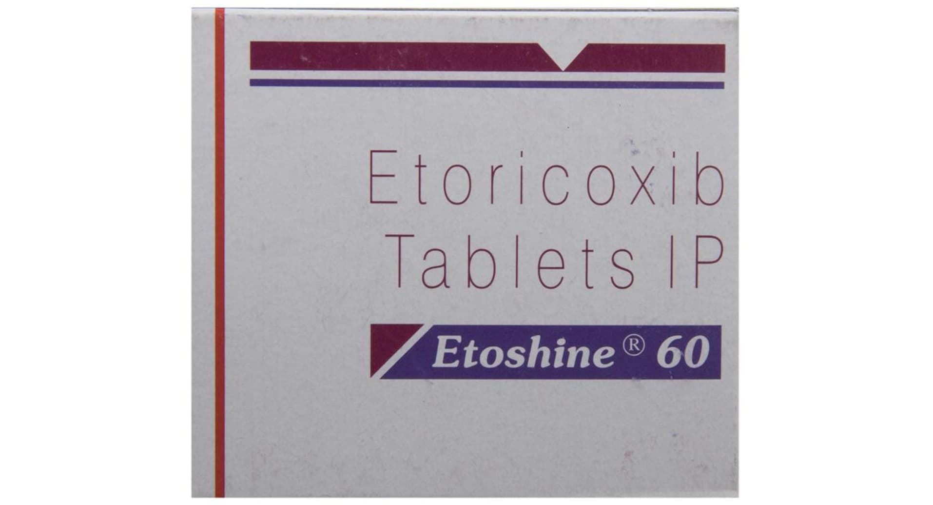 Etoshine 60 Tablet front of box