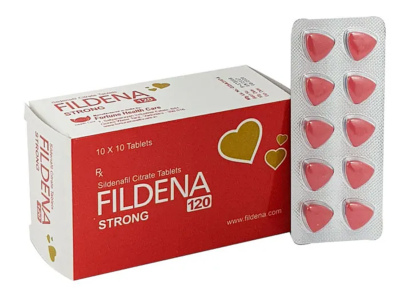 Fildena 120 Mg Tablet Sildenafil Citrate 120mg box and strip