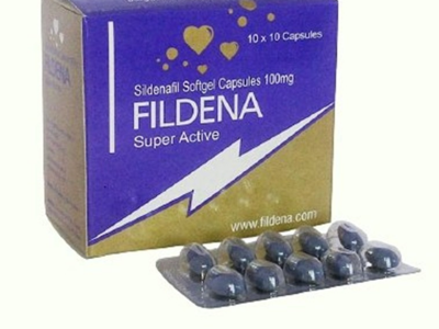 Fildena Super Active 100 Mg Softgel Capsule Sildenafil Citrate 100mg box and strip