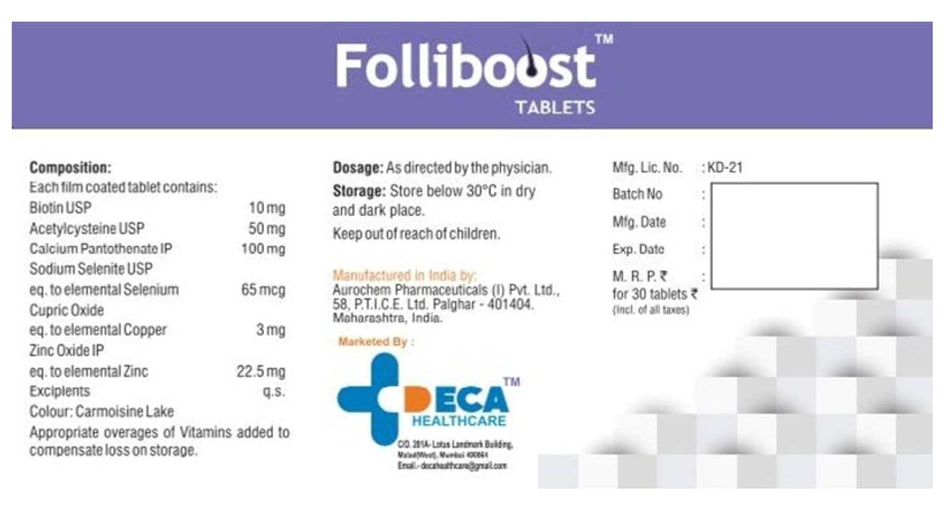 Folliboost Tablet - Image 2