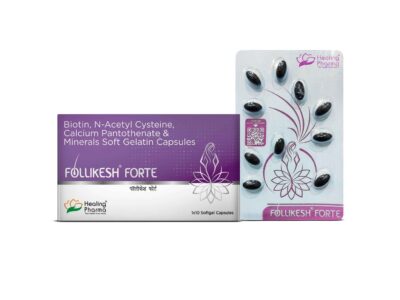 Healing Pharma Follikesh Forte Hair Growth Biotin Capsules