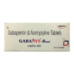Gabanyt-Semi Tablet box - Gabapentin 400mg and Nortriptyline 10mg by MSN Laboratories