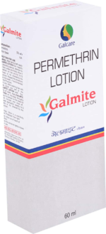Galmite 5% Permethrin Lotion 60 ml box pack by Galcare