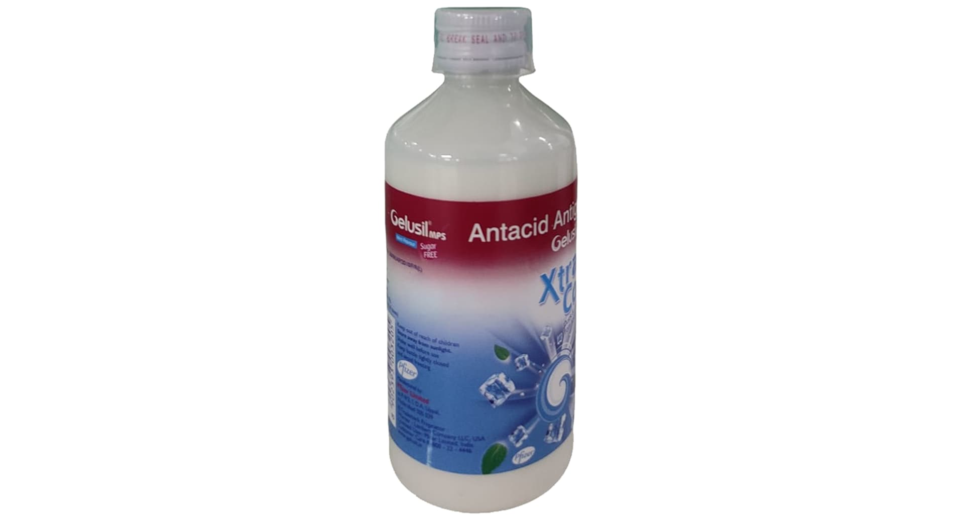 Gelusil MPS Xtracool Antacid & Antigas White Liquid - Image 2