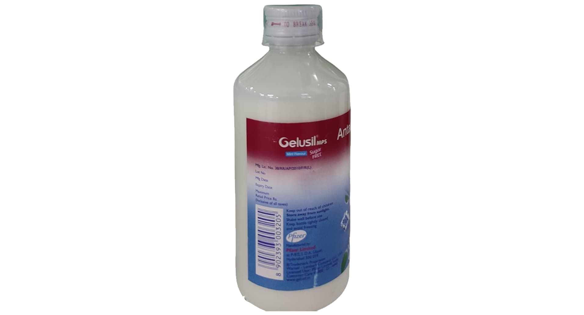 Gelusil MPS Xtracool Antacid & Antigas White Liquid - Image 3