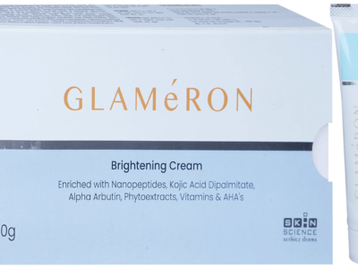 Glameron Brightening Cream 20g tube and carton