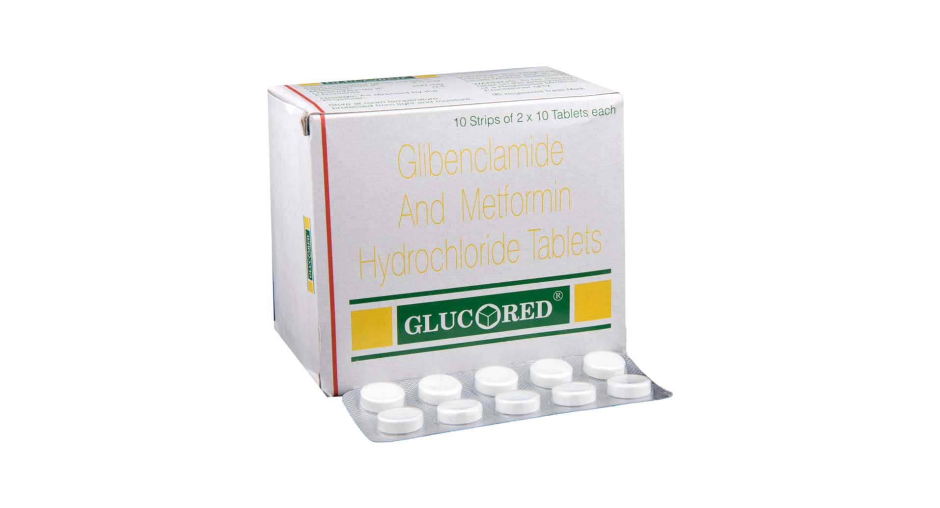 Glucored Tablet glibenclamide 2.5mg and metformin 400mg pack by Sun Pharma
