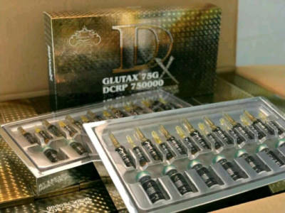 Glutax 75G DCRP 750000 Glutathione Injection box with 14 vials
