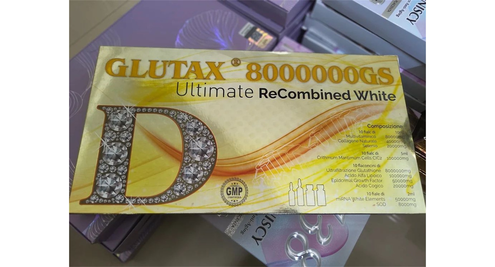 Glutax 8000000GS Ultimate ReCombined White Injection - Image 2