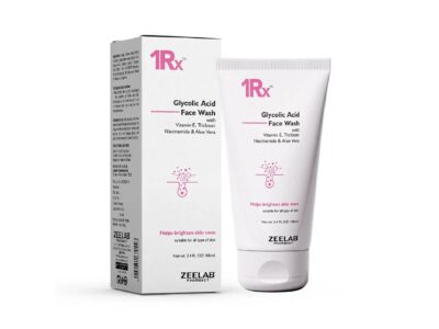 1RX Glycolic Acid Face Wash 100gm bottle and box
