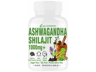 Goa Nutritions Ashwagandha Shilajit 1000mg+ Tablet Sugar Free