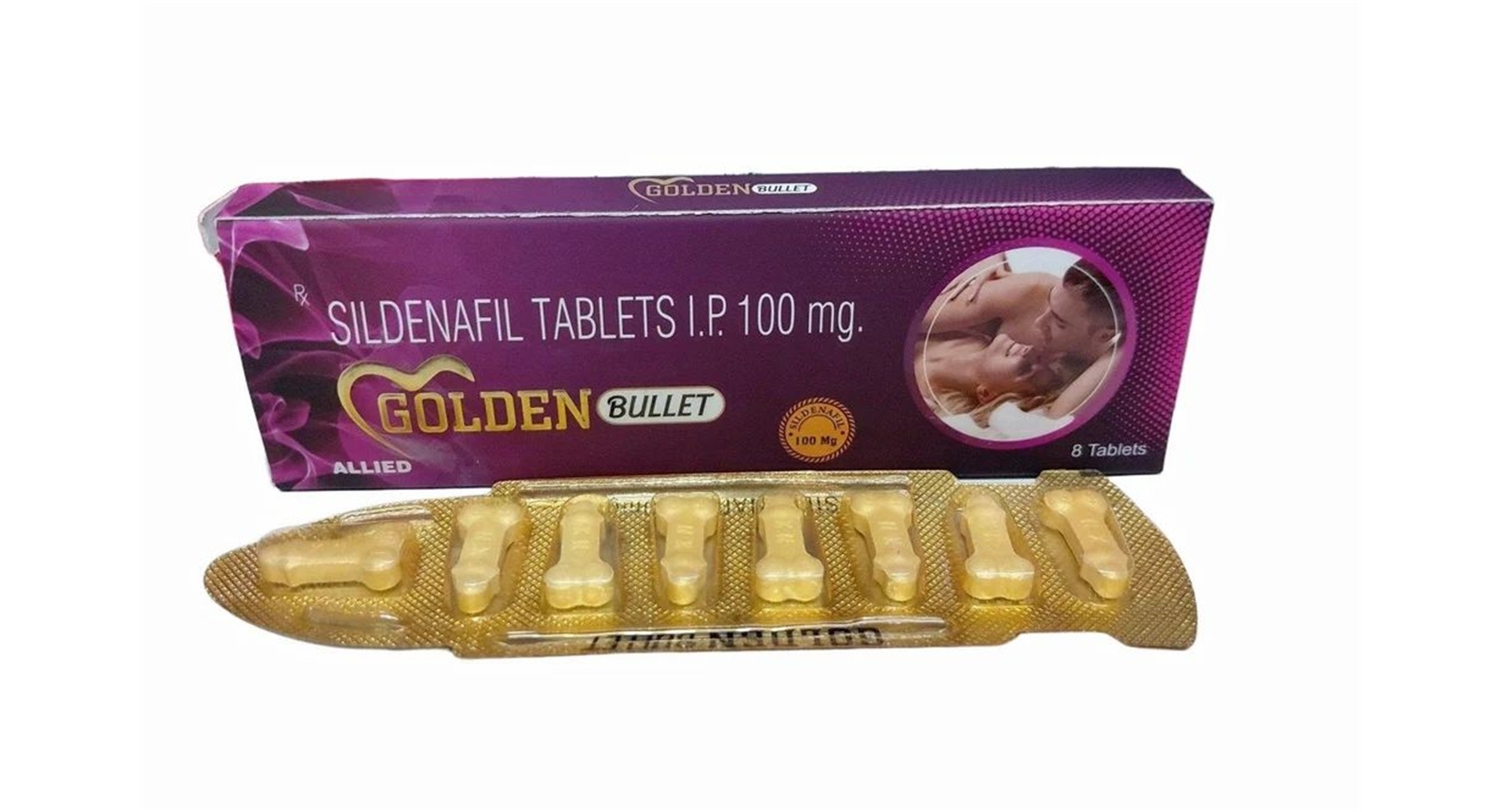 Golden Bullet Sildenafil Tablets 100mg