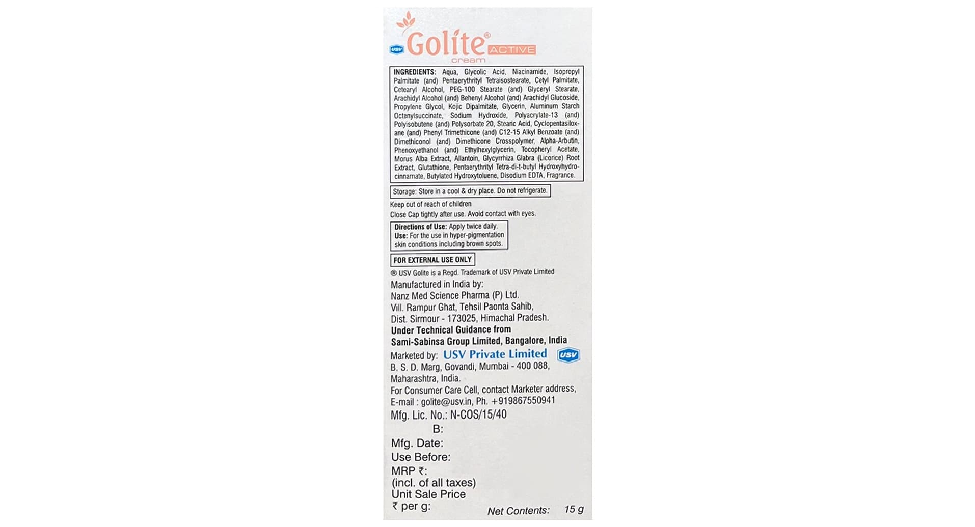 Golite Active Cream - Image 2