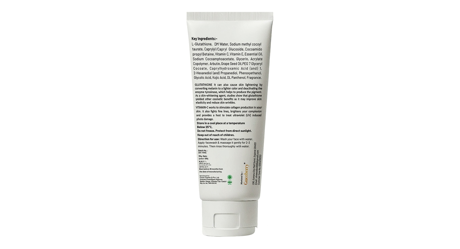 Graceberry Glutathione Face Wash - Image 2