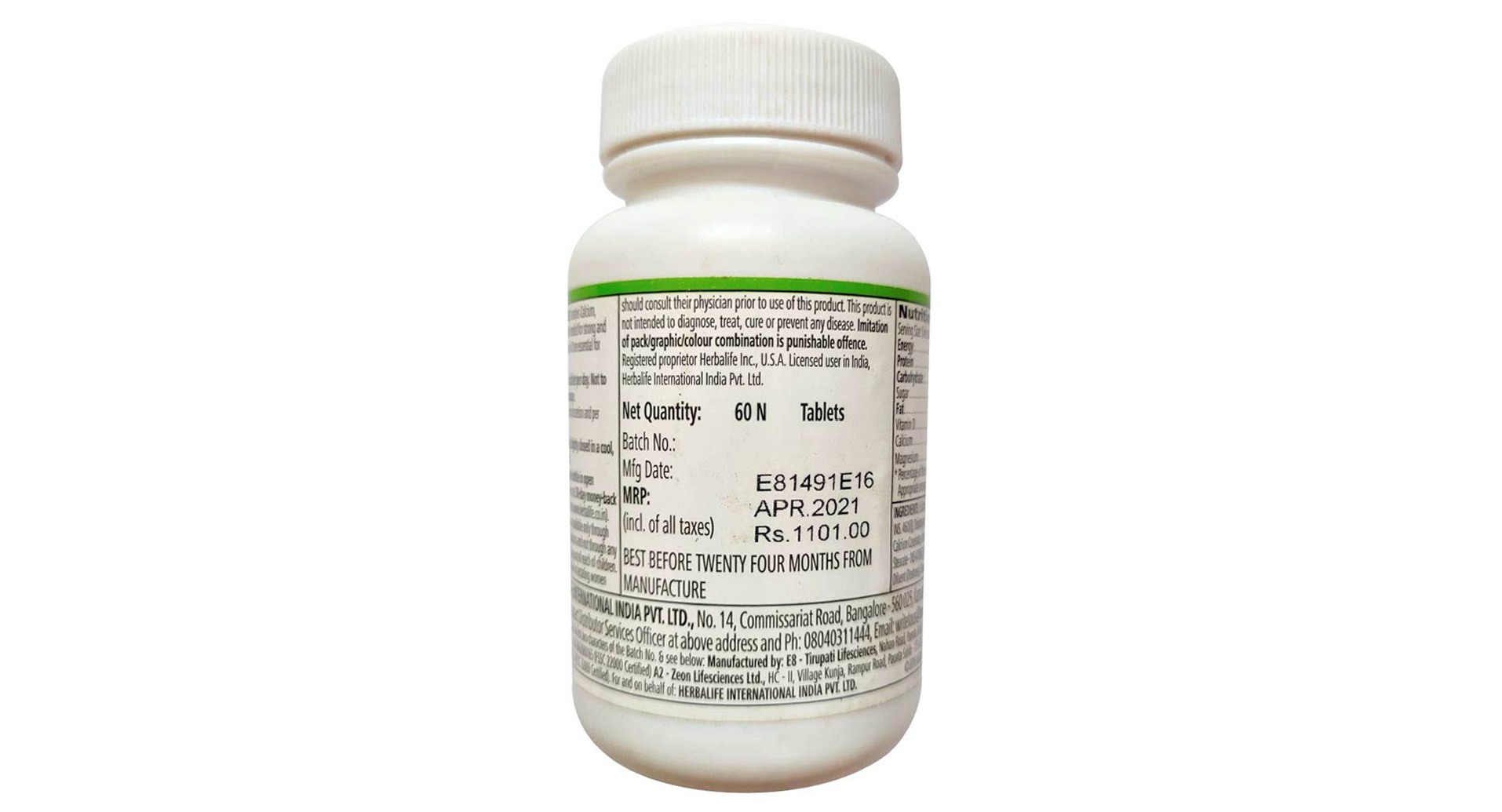 Herbalife Calcium Tablets - Image 2