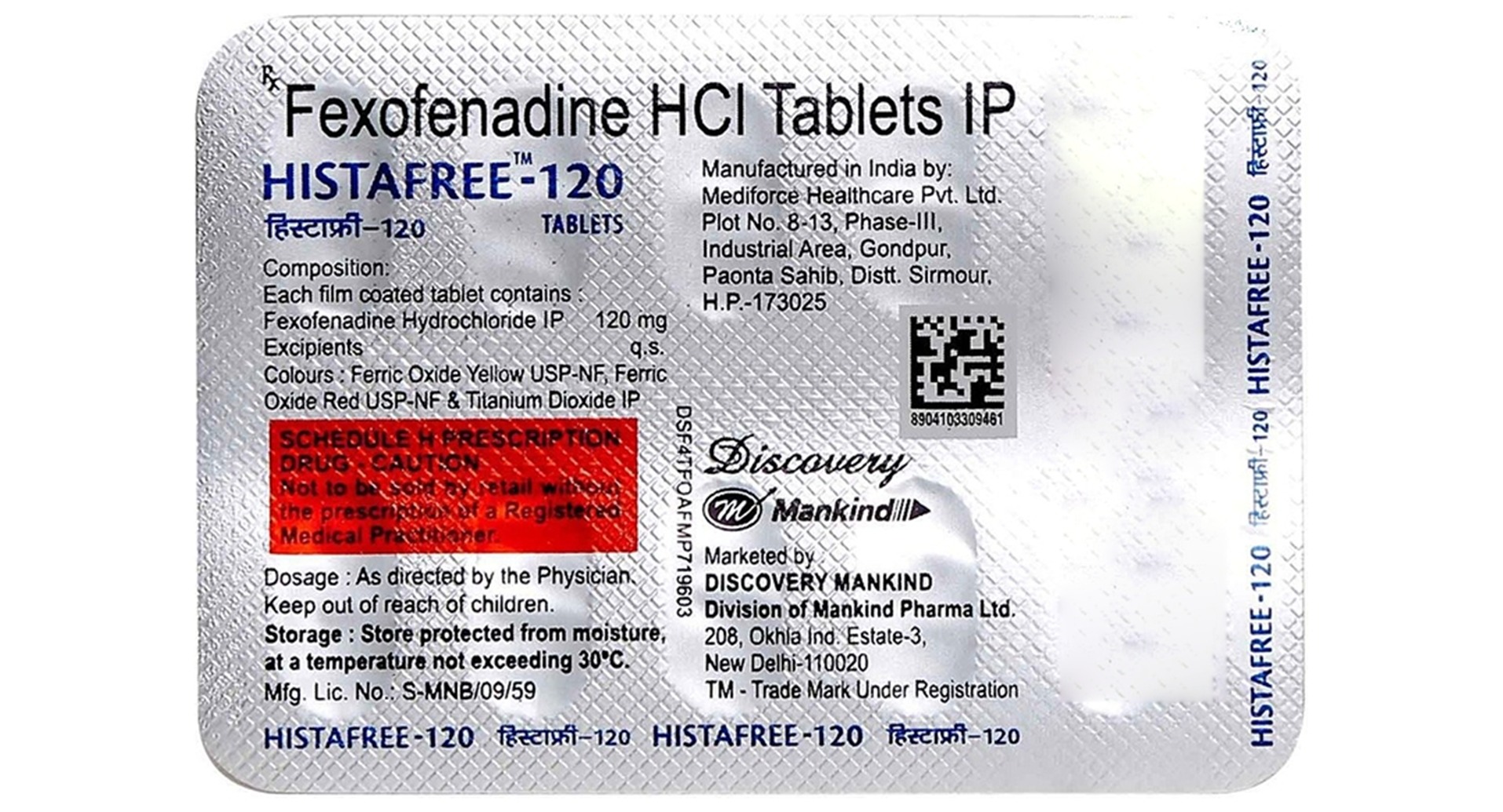 Histafree-120 Tablet - Image 3