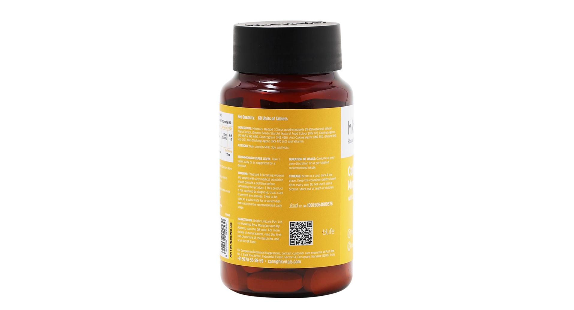HK Vitals Calcium with Magnesium Zinc and Vitamin D3 - Image 2
