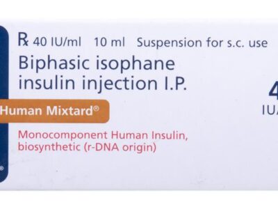 Human Mixtard 40IU/ml Suspension for Injection