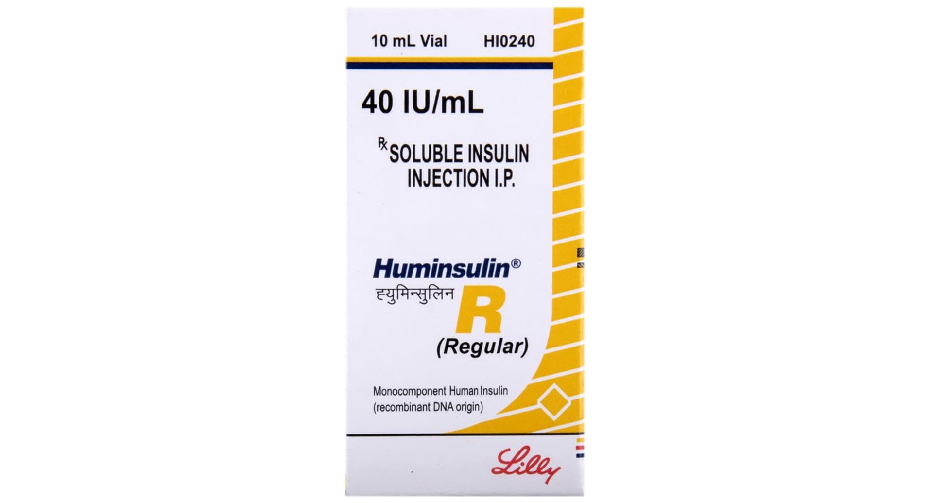 Huminsulin R 40IU/ml Solution for Injection