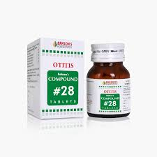 Bakson's Homoeopathy Compound # 28 Otitis Tablet
