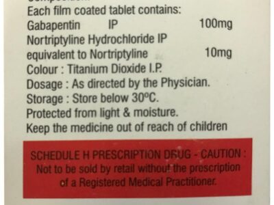 Gabanyt-Semi Tablet composition label