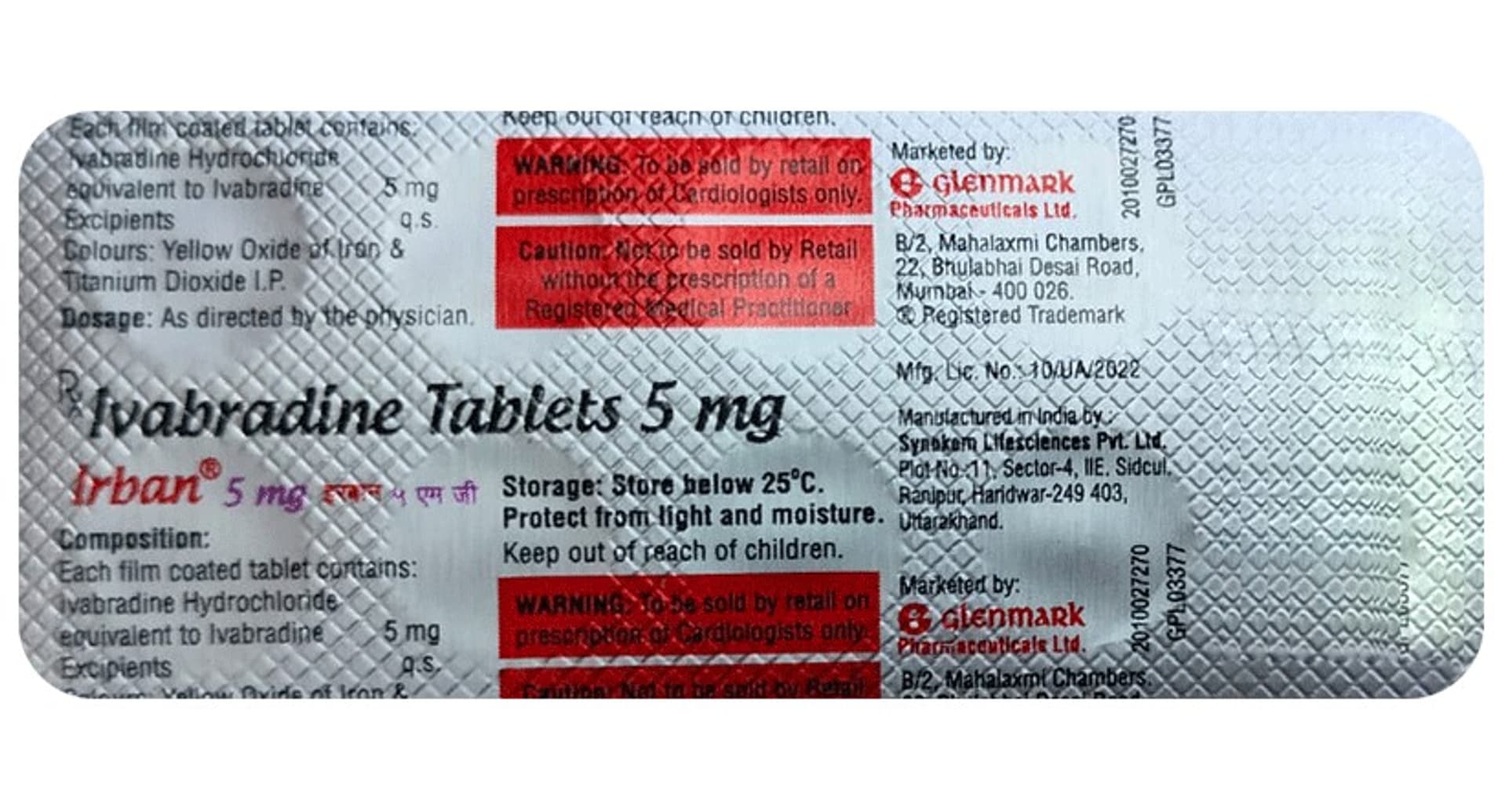 Irban 5mg Tablet - Image 3