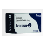 Iversun 6mg Ivermectin Dispersible Tablets box